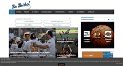 Desktop Screenshot of debeisbol.com